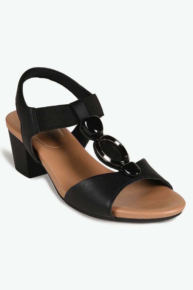 Conforto Feminino Salto Médio Usaflex Lurdes Preto 4