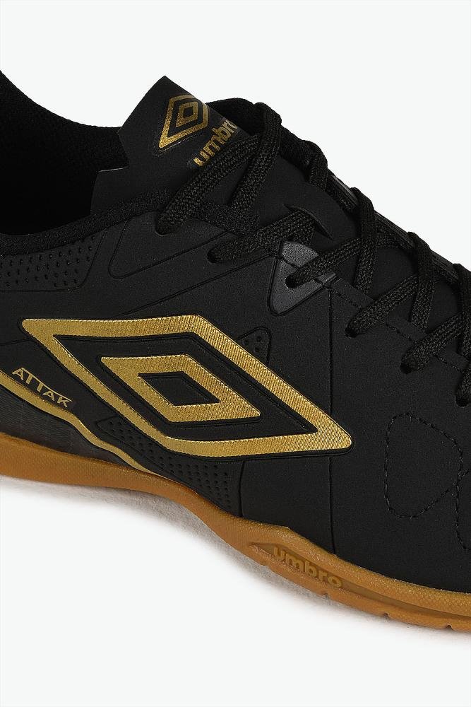 Chuteira Masculina Futsal Umbro Attak Eternal Preto 2
