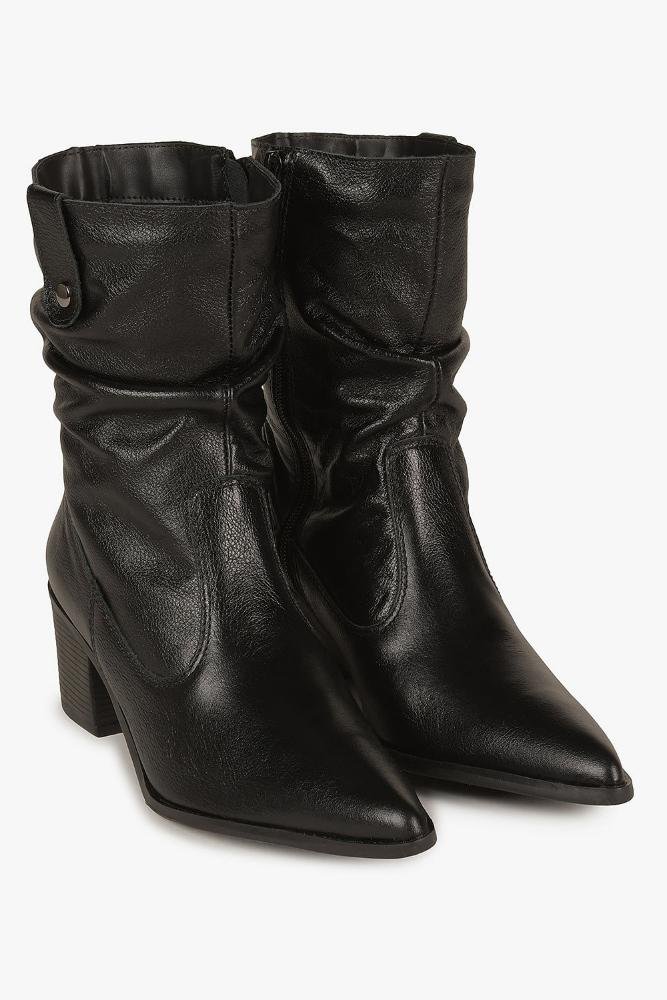 Bota Feminina Cano Médio Mundial Atilla Preto 4