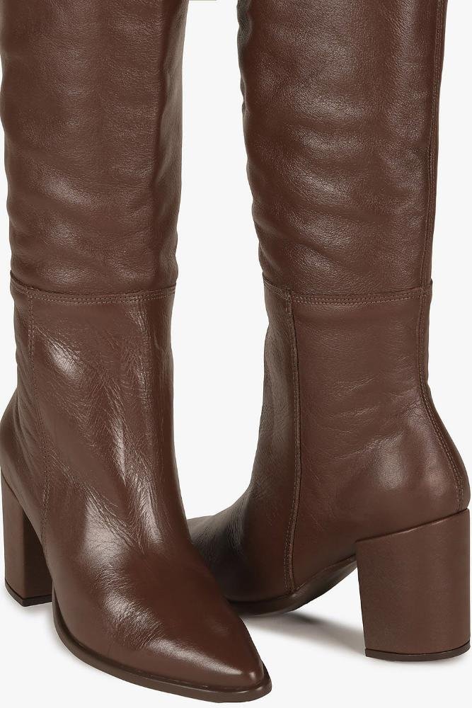 Bota Feminina Cano Longo Mundial Thaina Café 2
