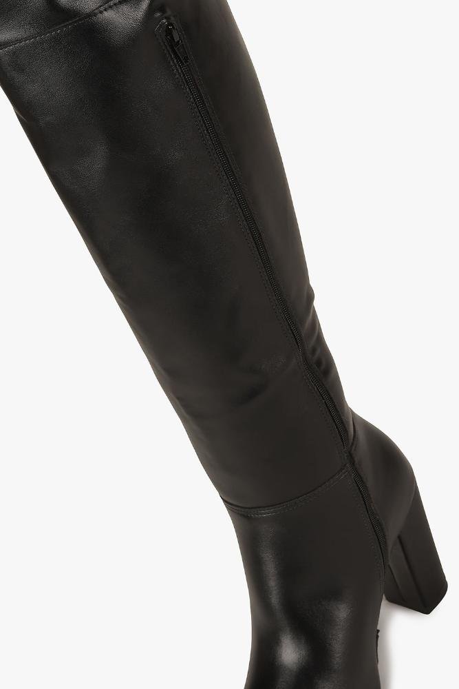 Bota Feminina Over Knee Vizzano Glinda Preto 2