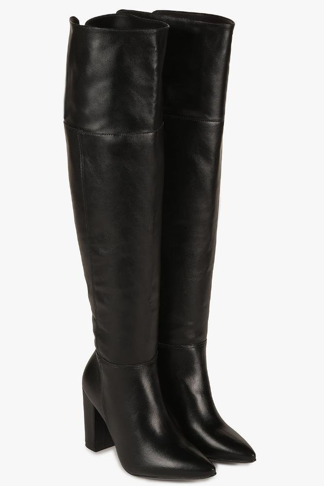 Bota Feminina Over Knee Vizzano Glinda Preto 4