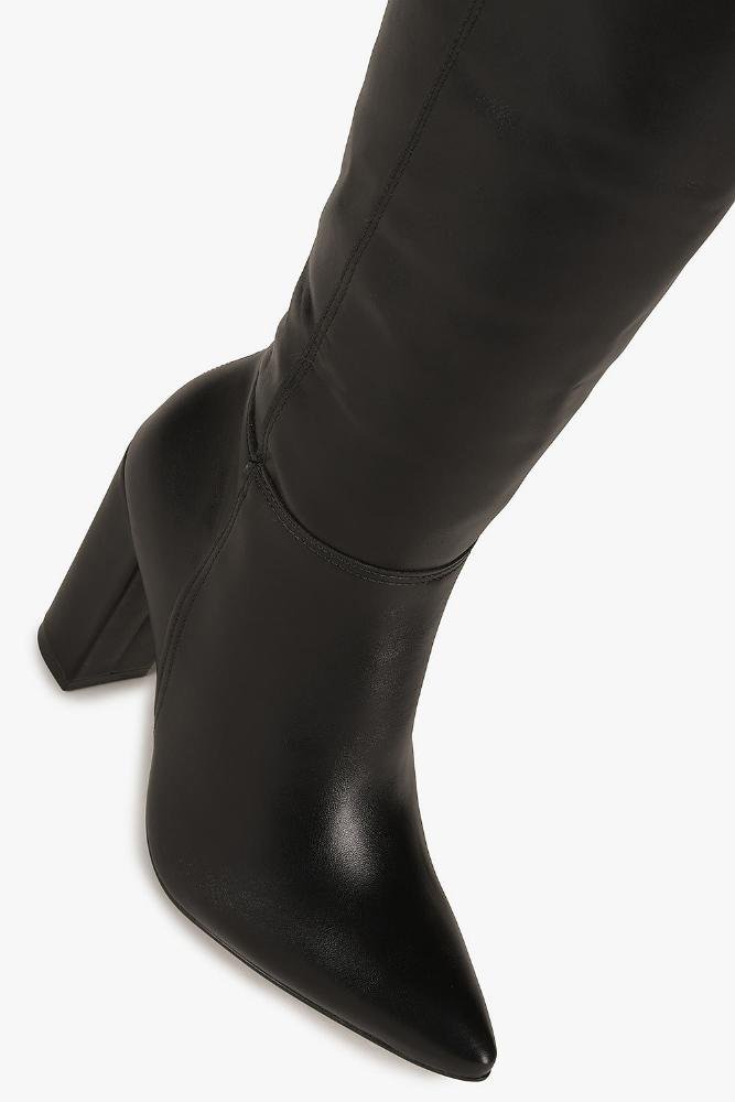 Bota Feminina Over Knee Vizzano Glinda Preto 5