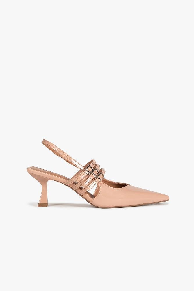 Scarpin Feminino Slingback De Boneca Mundial Poliane