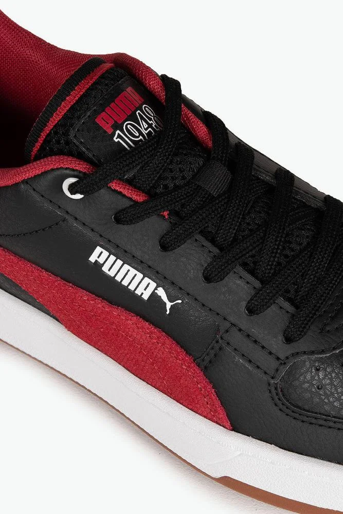 Tênis Puma Caven Retro Club BDP Masculino Preto/Vermelho 4