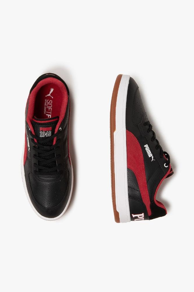 Tênis Puma Caven Retro Club BDP Masculino Preto/Vermelho 6