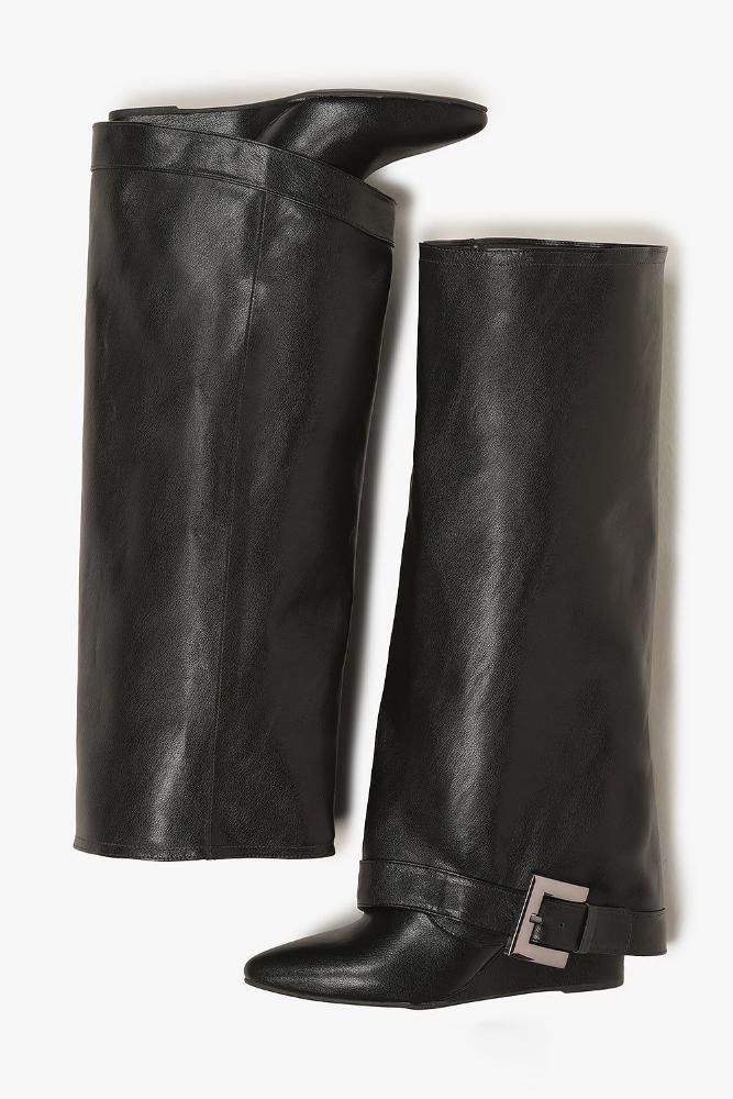 Bota Feminina Cano Longo Mundial Cloe Preto 3