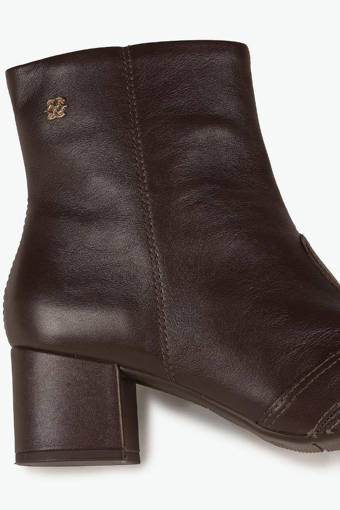 Bota Feminina Cano Curto Ramarim Francesca Café 2
