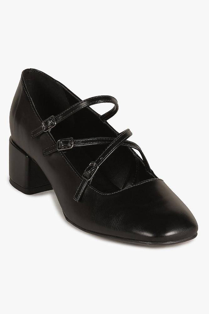 Sapato Feminino De Boneca Mundial Kiara Preto 4