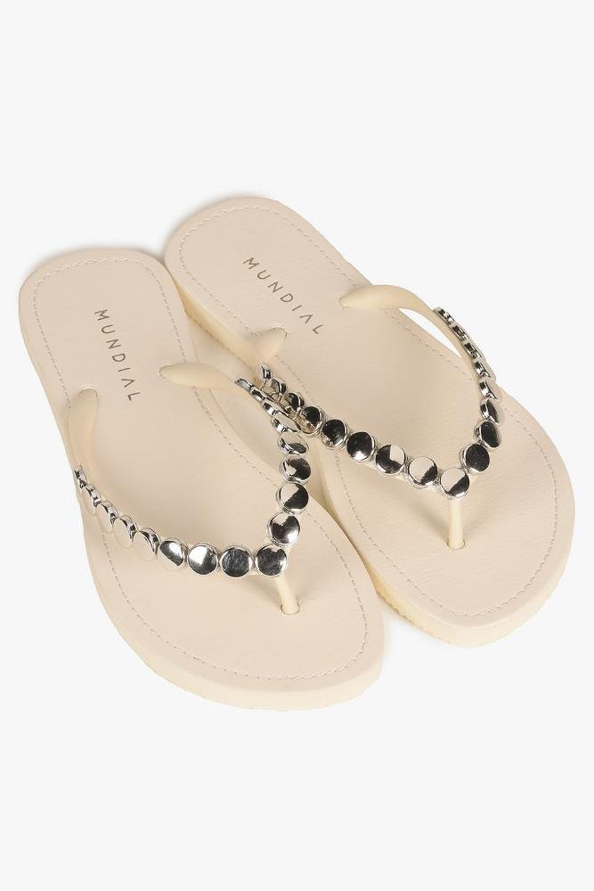 Chinelo Feminino Mundial Wiviane Off White 2