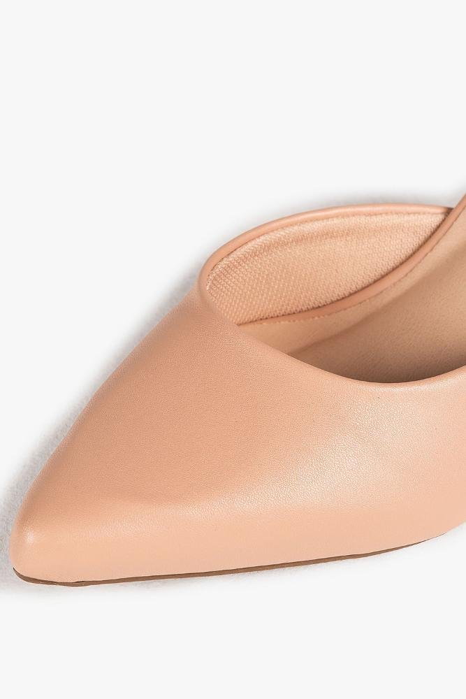Sapato Feminino Slingback Salto Médio Mundial Klyvia Rosa 2