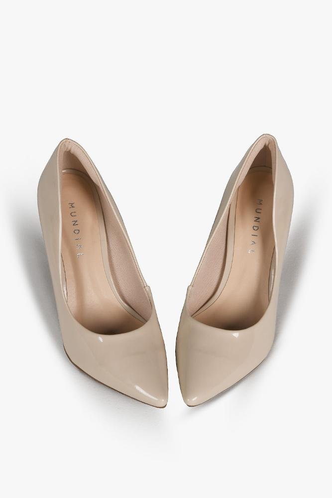 Scarpin Feminino Salto Alto Mundial Kirsten Bege 4