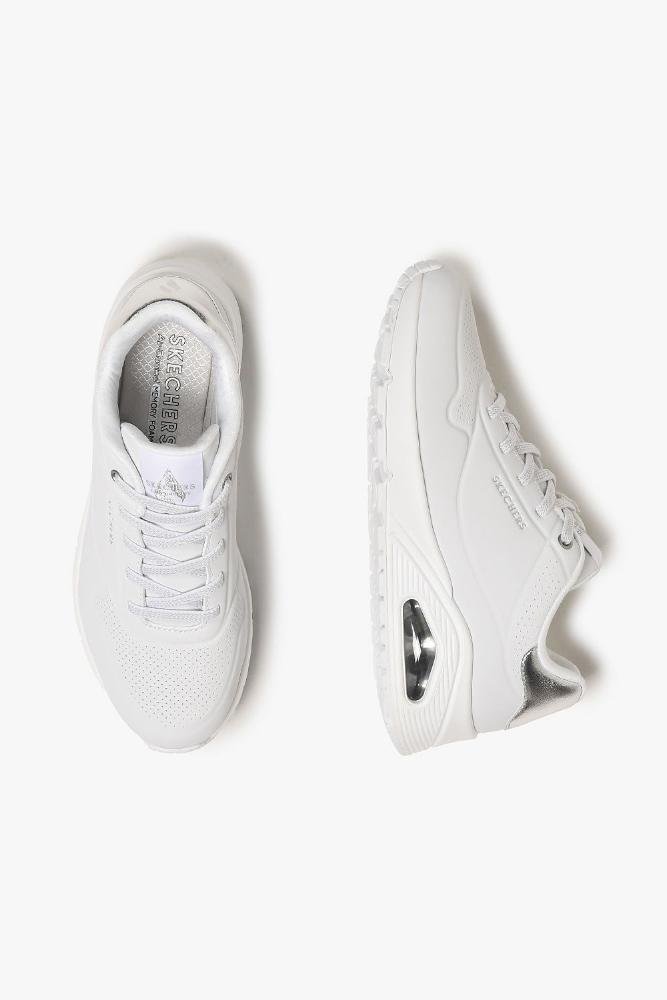 Tênis Skechers Uno Shimmer Away Feminino Branco 3