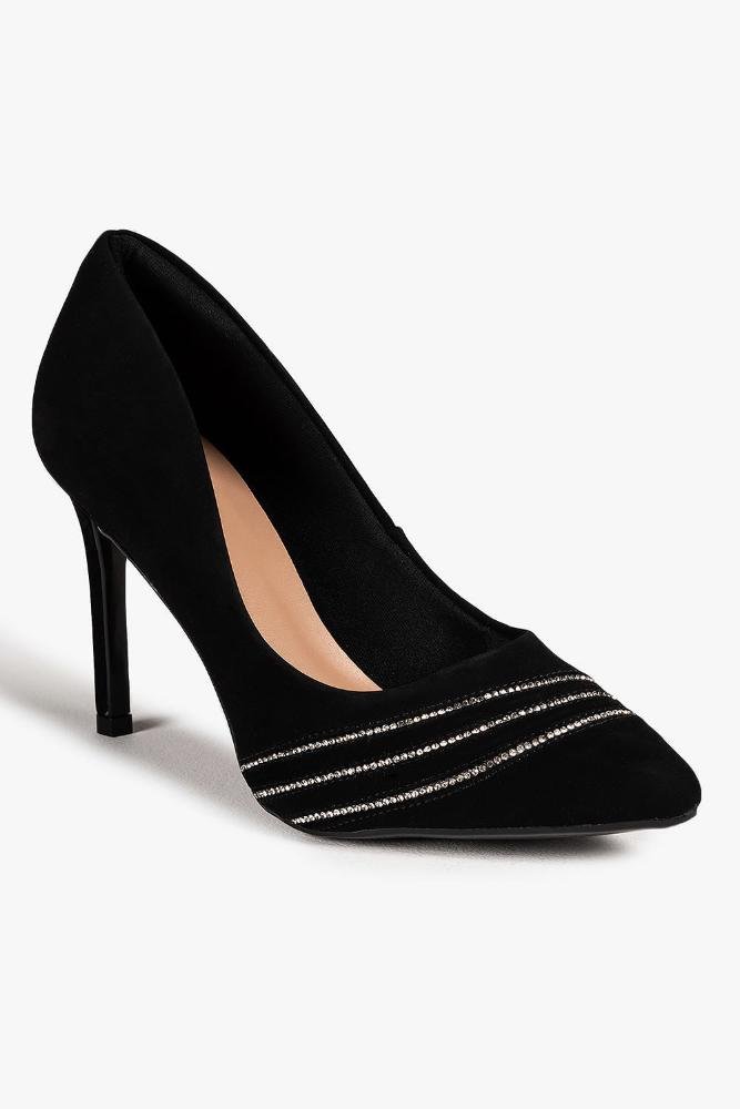 Scarpin Feminino Salto Alto Mundial Cryne Preto 4