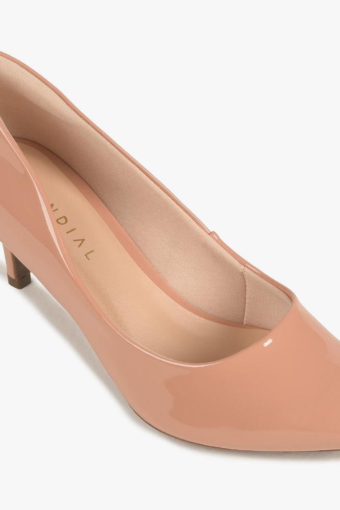 Scarpin Feminino Salto Baixo Mundial Guadalupe Bege 2