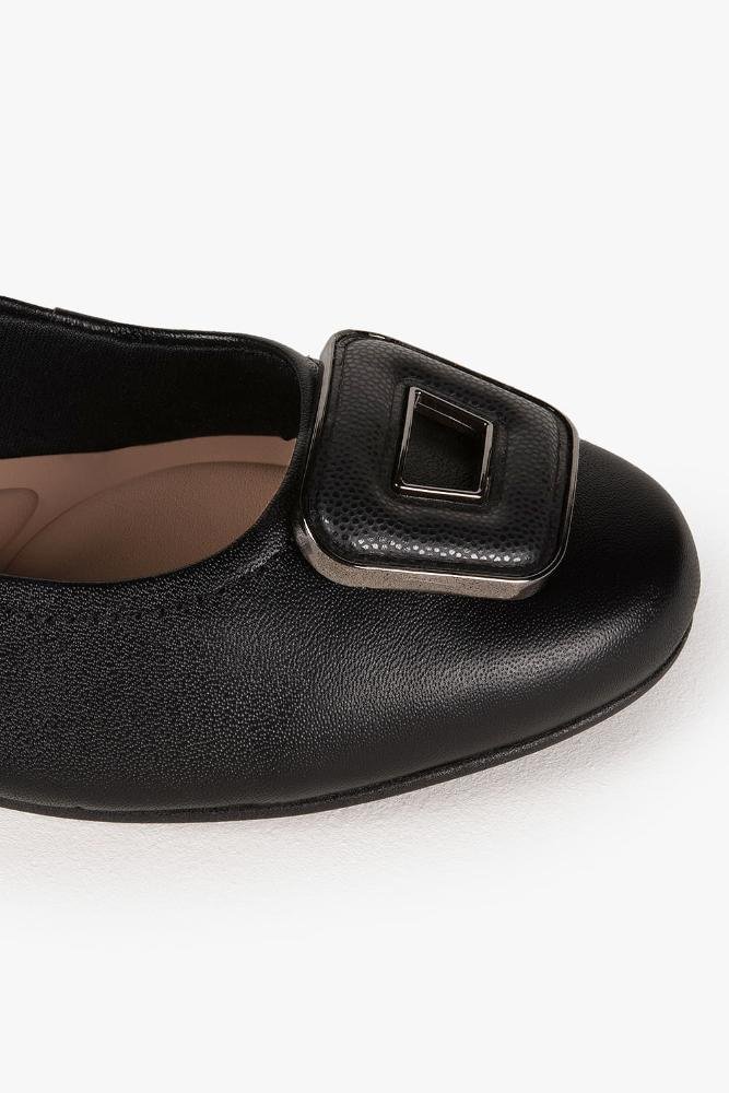 Conforto Feminino Bico Fino Usaflex Elismara Preto 2
