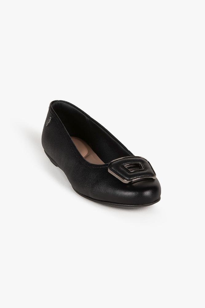 Conforto Feminino Bico Fino Usaflex Elismara Preto 4