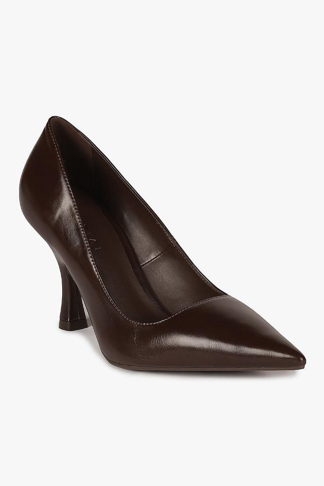 Scarpin Feminino Salto Alto Mundial Esthela Café 4