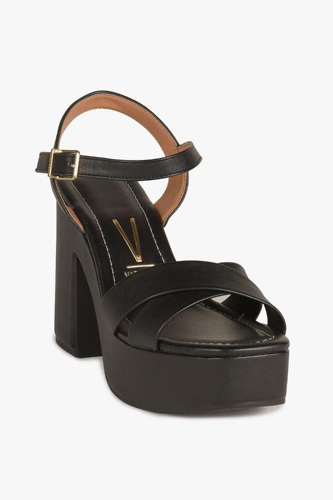 Sandália Feminina Salto Alto Vizzano Zoe Preto 4