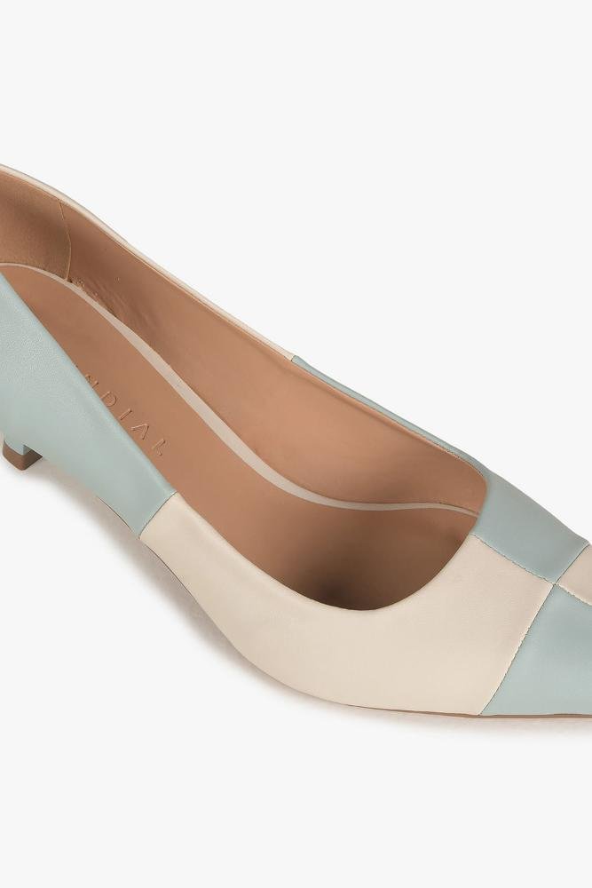 Sapato Feminino Mundial Monaco Azul/Off White 2