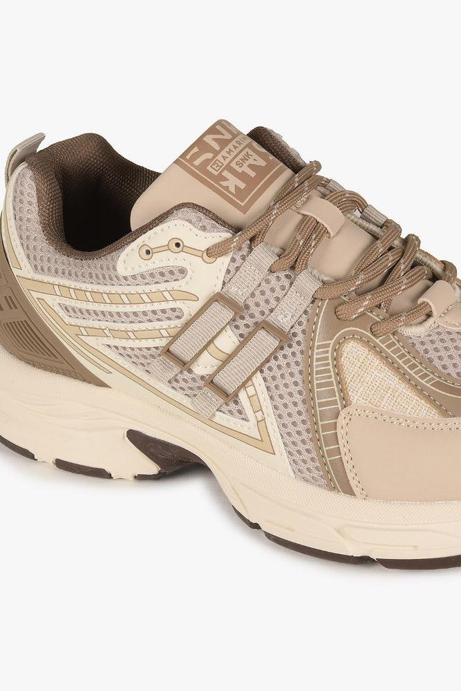 Tênis Sneaker Feminino Ramarim Maelle Bege 2