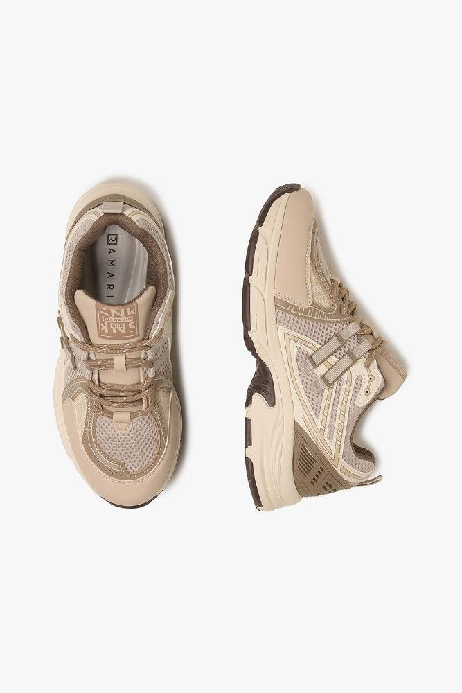 Tênis Sneaker Feminino Ramarim Maelle Bege 3