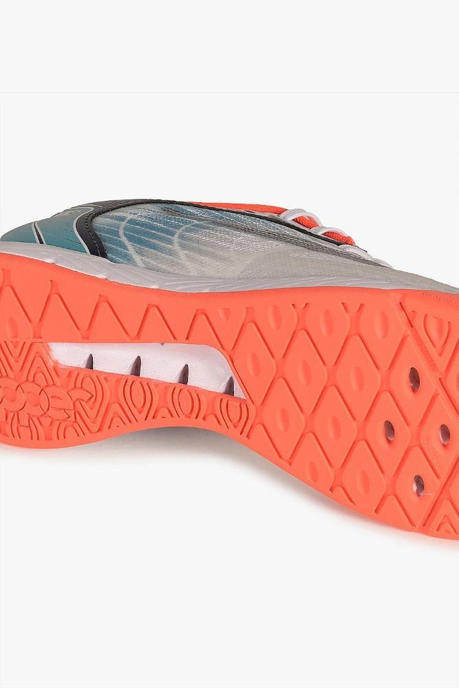 Chuteira Futsal Topper Elite Branco/Laranja 5