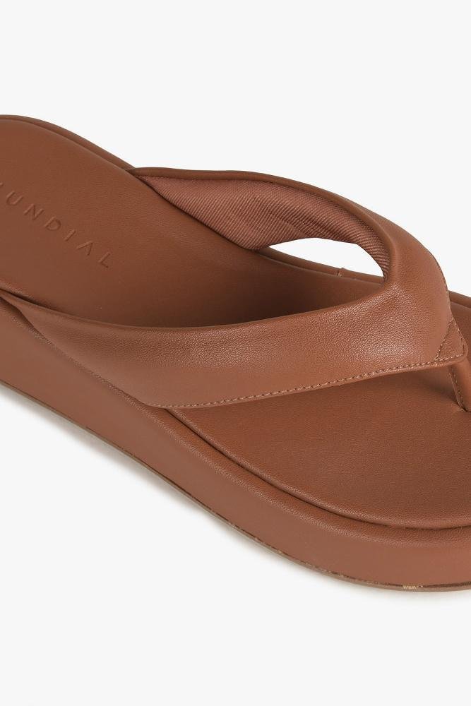 Tamanco Feminino Flatform Mundial Alecia Caramelo 2