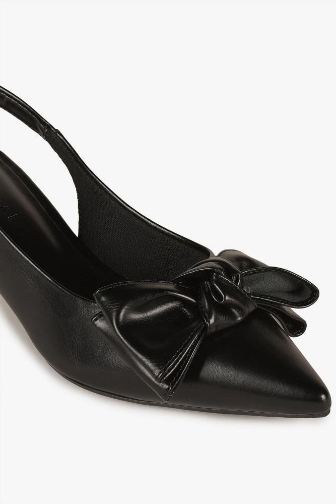 Sapato Feminino Slingback Mundial Olympia Preto 2