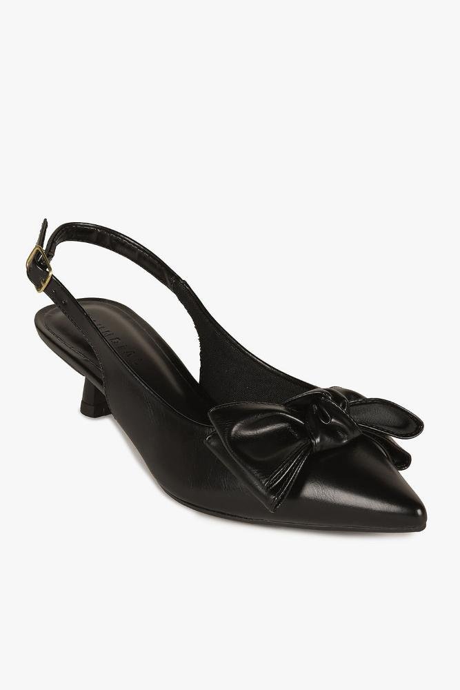 Sapato Feminino Slingback Mundial Olympia Preto 4