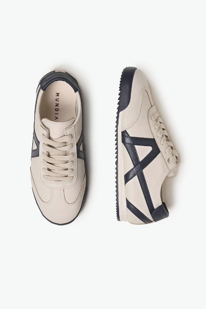 Tênis Feminino Casual Mundial Paiva Off White/Azul 3