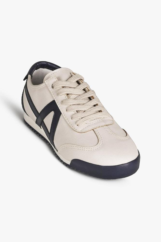Tênis Feminino Casual Mundial Paiva Off White/Azul 4