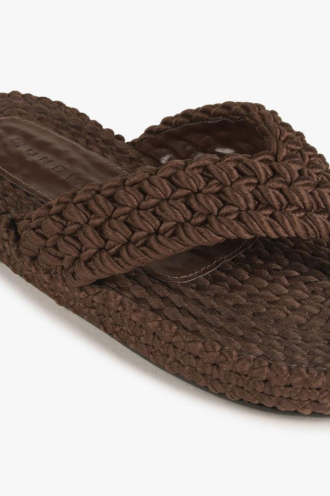 Tamanco Feminino Flatform Mundial Melisse Café 2