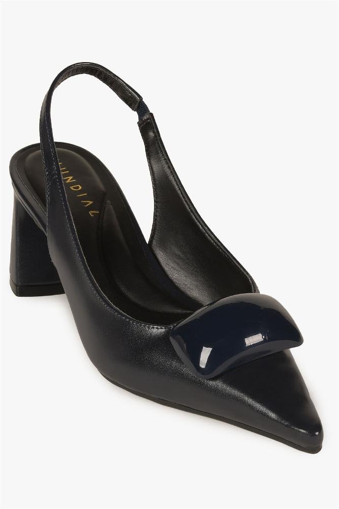 Sapato Feminino Slingback Mundial Istela Preto 4