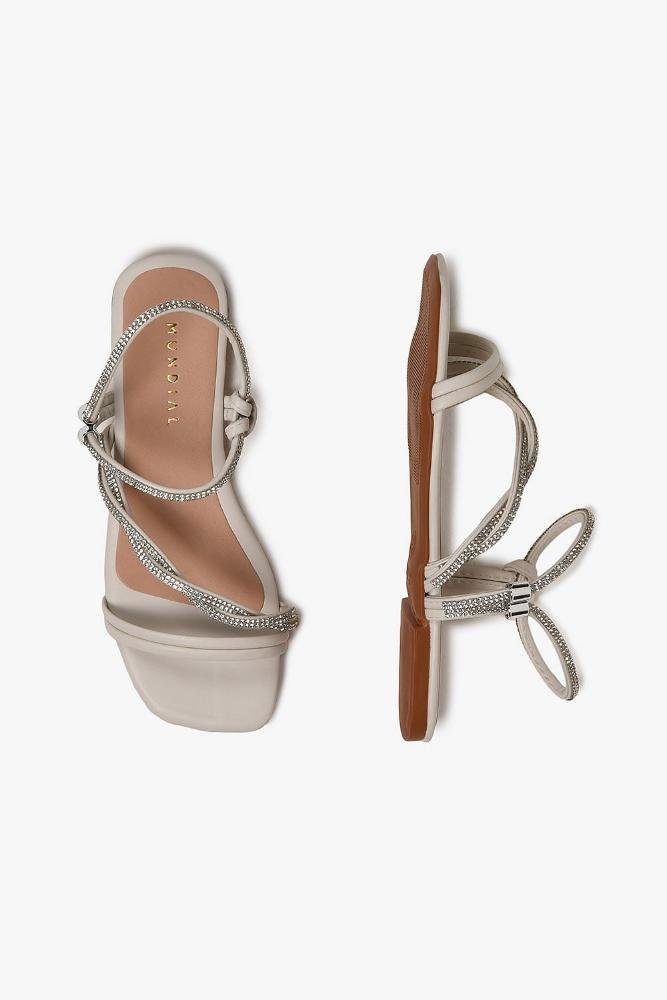 Rasteira Feminina Mundial Yarina Off White 3