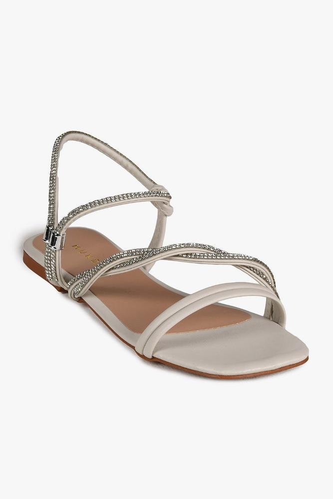 Rasteira Feminina Mundial Yarina Off White 4