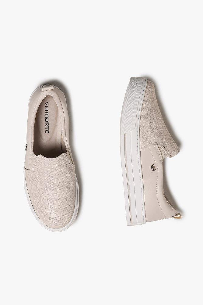 Tênis Feminino Via Marte Liane Off White 3