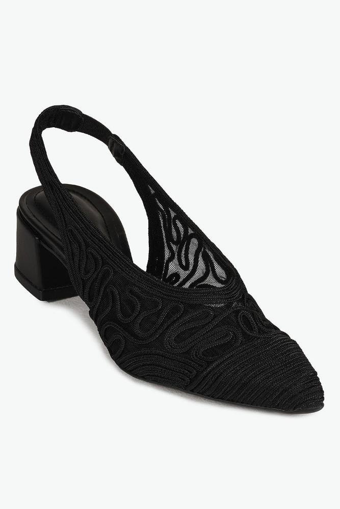 Sapato Feminino Slingback Mundial Briana Preto 4