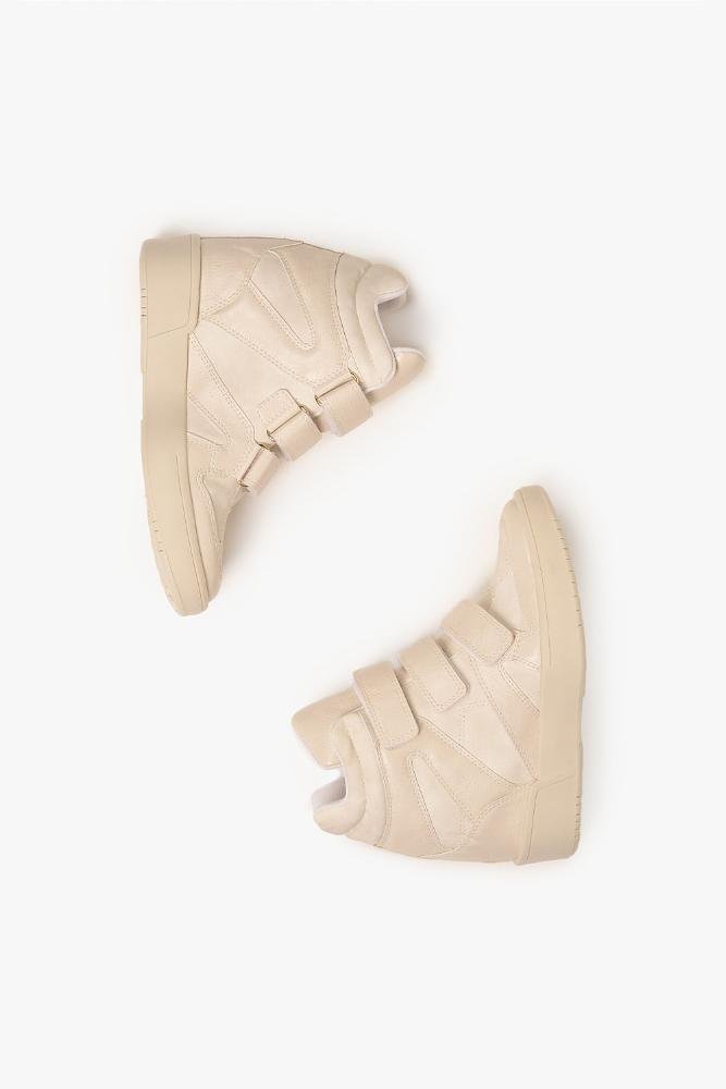Tênis Feminino Cano Alto Mundial Anahi Off White 3