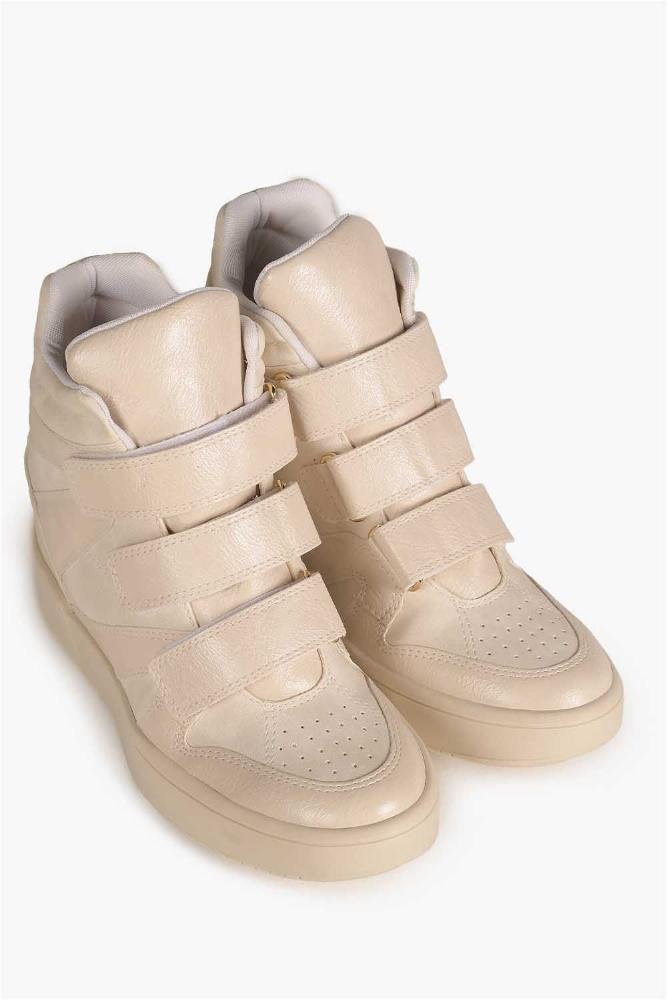 Tênis Feminino Cano Alto Mundial Anahi Off White 4