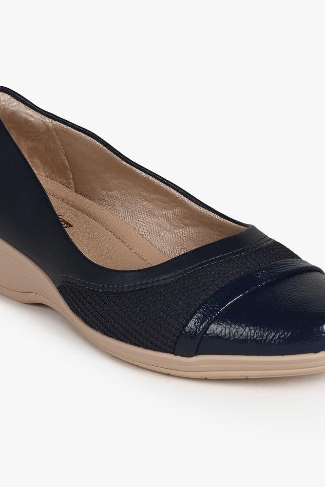 Conforto Feminino Anabela Comfortflex Marlene Azul 3