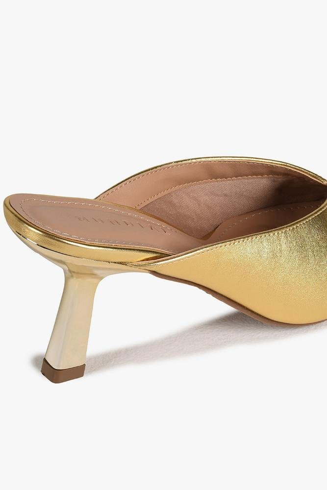 Mule Feminino Mundial Yeda Dourado 2