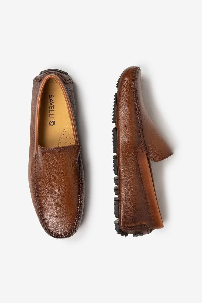 Mocassim Masculino Savelli Summer Lize Caramelo 4