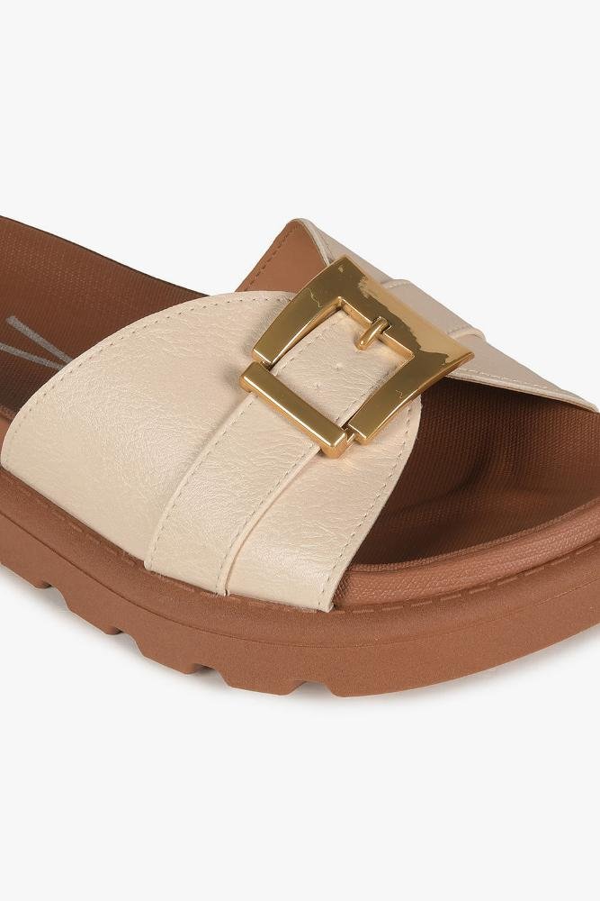 Papete Feminina Vizzano Denise Off White 2