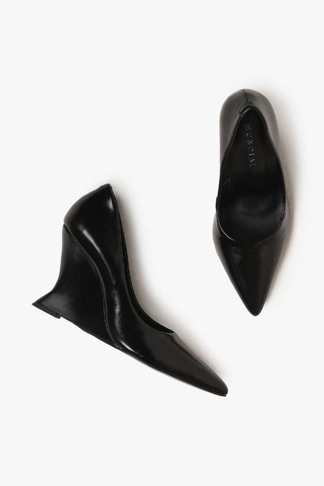 Sapato Feminino Anabela Mundial Maiza Preto 6