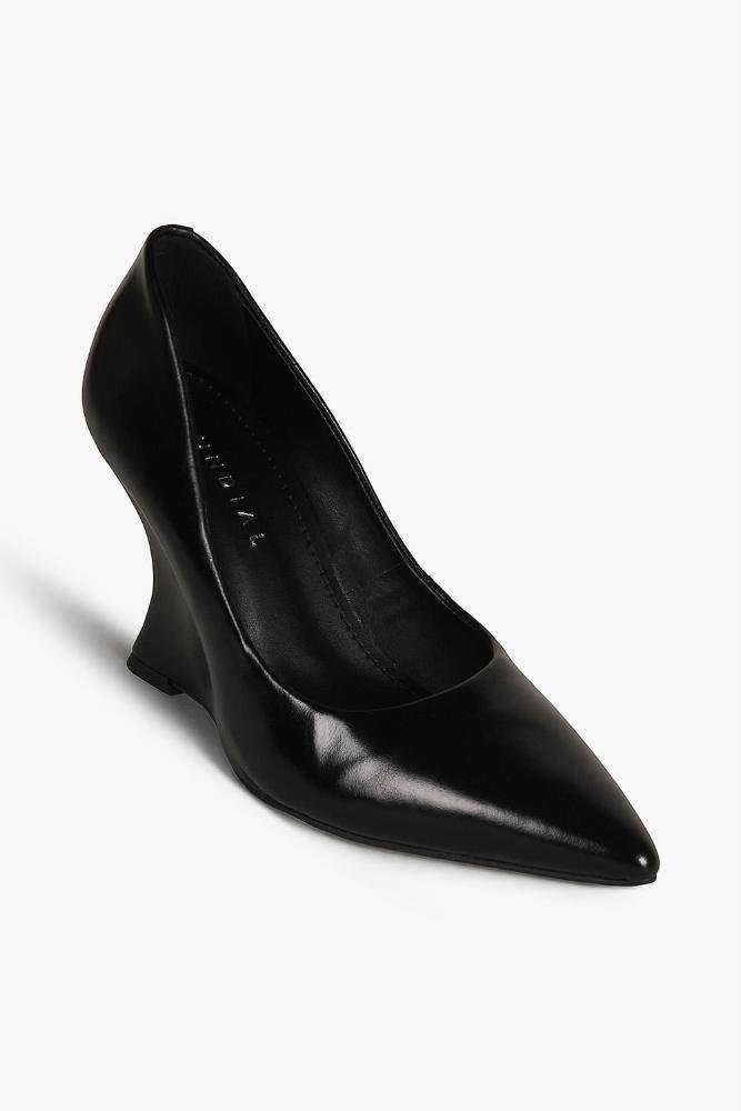 Sapato Feminino Anabela Mundial Maiza Preto 8