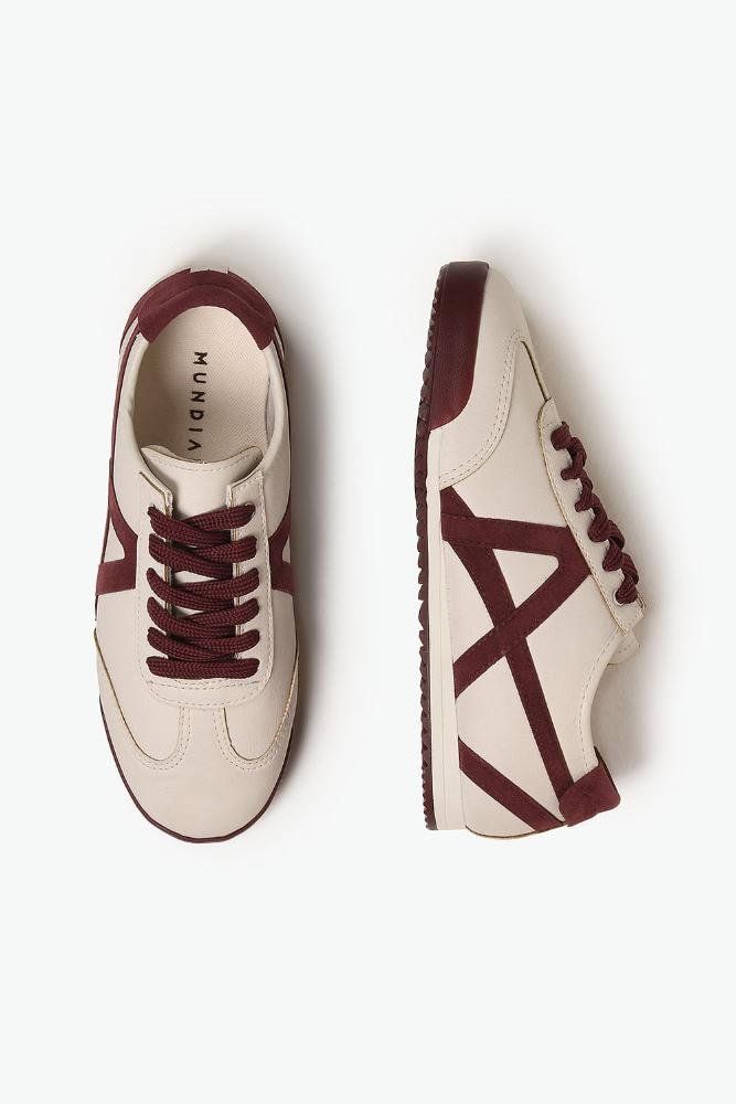 Tênis Feminino Casual Mundial Paiva Off White/Vermelho 4