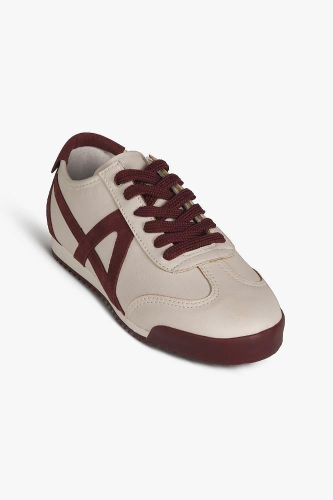 Tênis Feminino Casual Mundial Paiva Off White/Vermelho 5