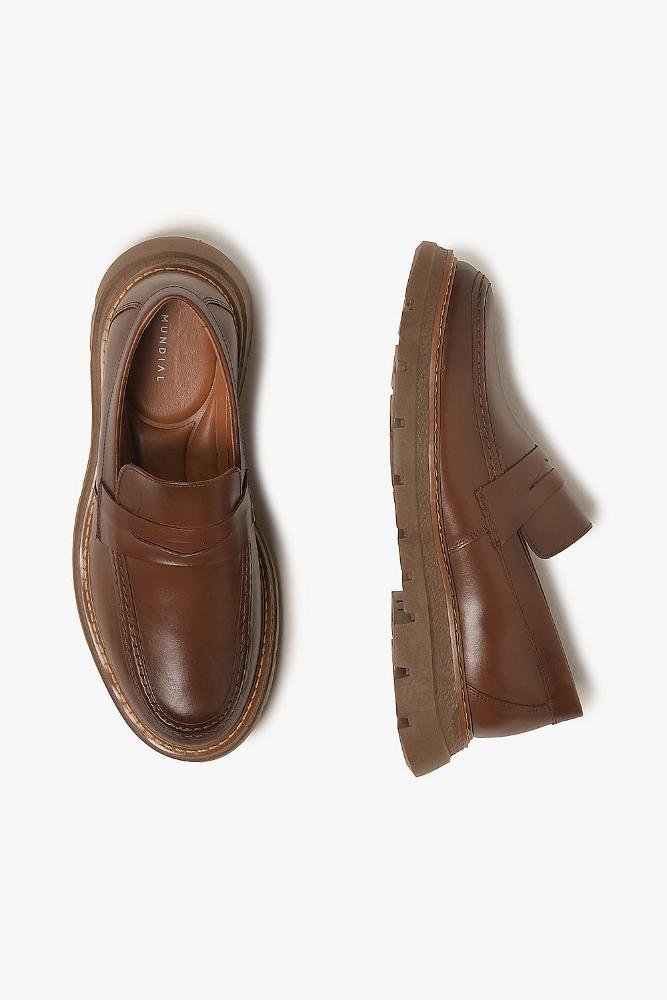 Mocassim Masculino Mundial Tauros Caramelo 3