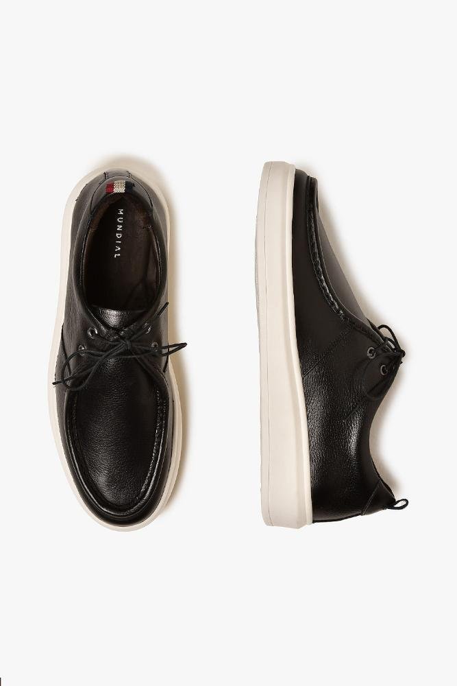 Sapato Casual Masculino Mundial Clean Preto 3